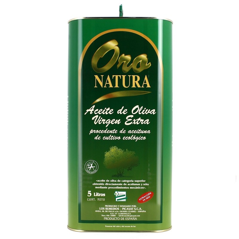 5 litres d'huile d'olive extra vierge – 2masos