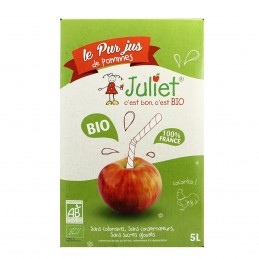 Pur jus de Pommes BIO Bag In Box 5L CHR Coeur de pom